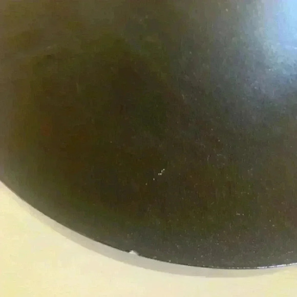 vintage round black lacquer with mother of pearl inlay tray - Picture 8 of 8